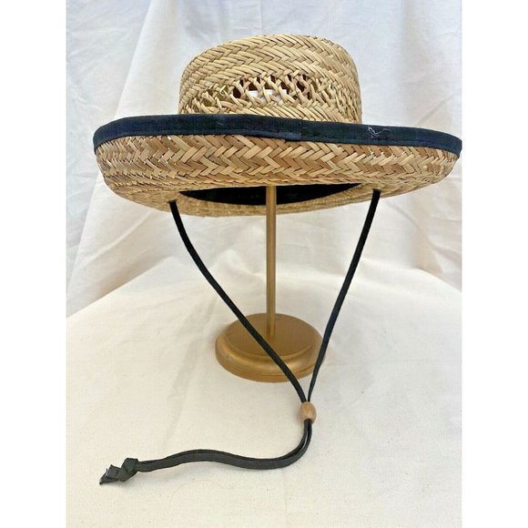 Vintage Goldcoast Sunwear 100% Natural Fiber Straw Hat Panama Jack, Sun Hat - Picture 1 of 7